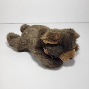 The Bearington Collection Teddy Bear Brown Lazy Ben  Stuffed Animal 8" Plush